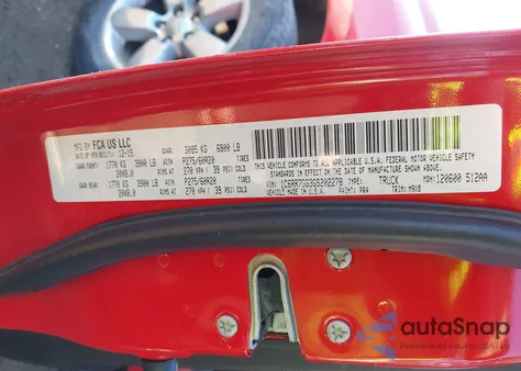 2016 Ram 1500 Big Horn из США, поврежденный, VIN 1C6RR7GG3GS202278